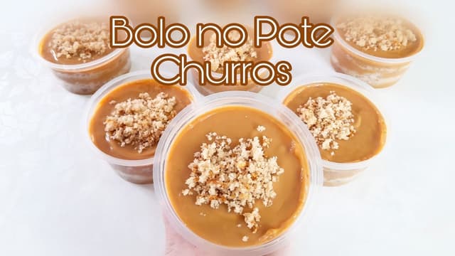 Bolo de Pote de Churros