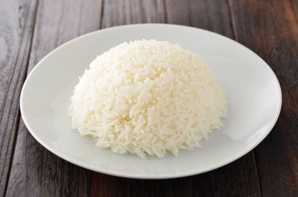 Informação nutricional de Arroz branco cozido