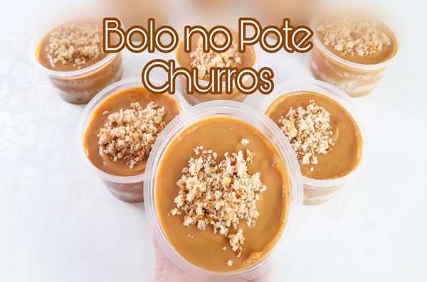 Bolo de Pote de Churros